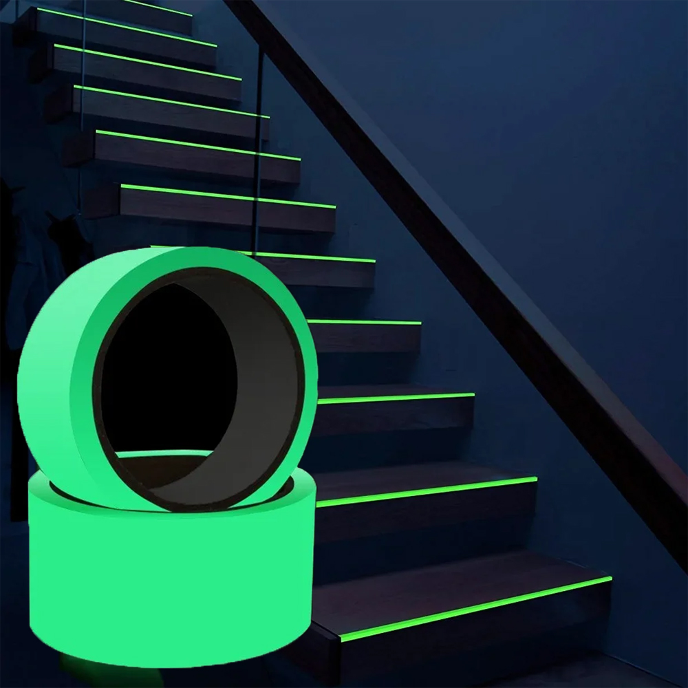 Emergency Exit Sign - Pita Bercahaya Dalam Gelap Stiker Fotoluminesen