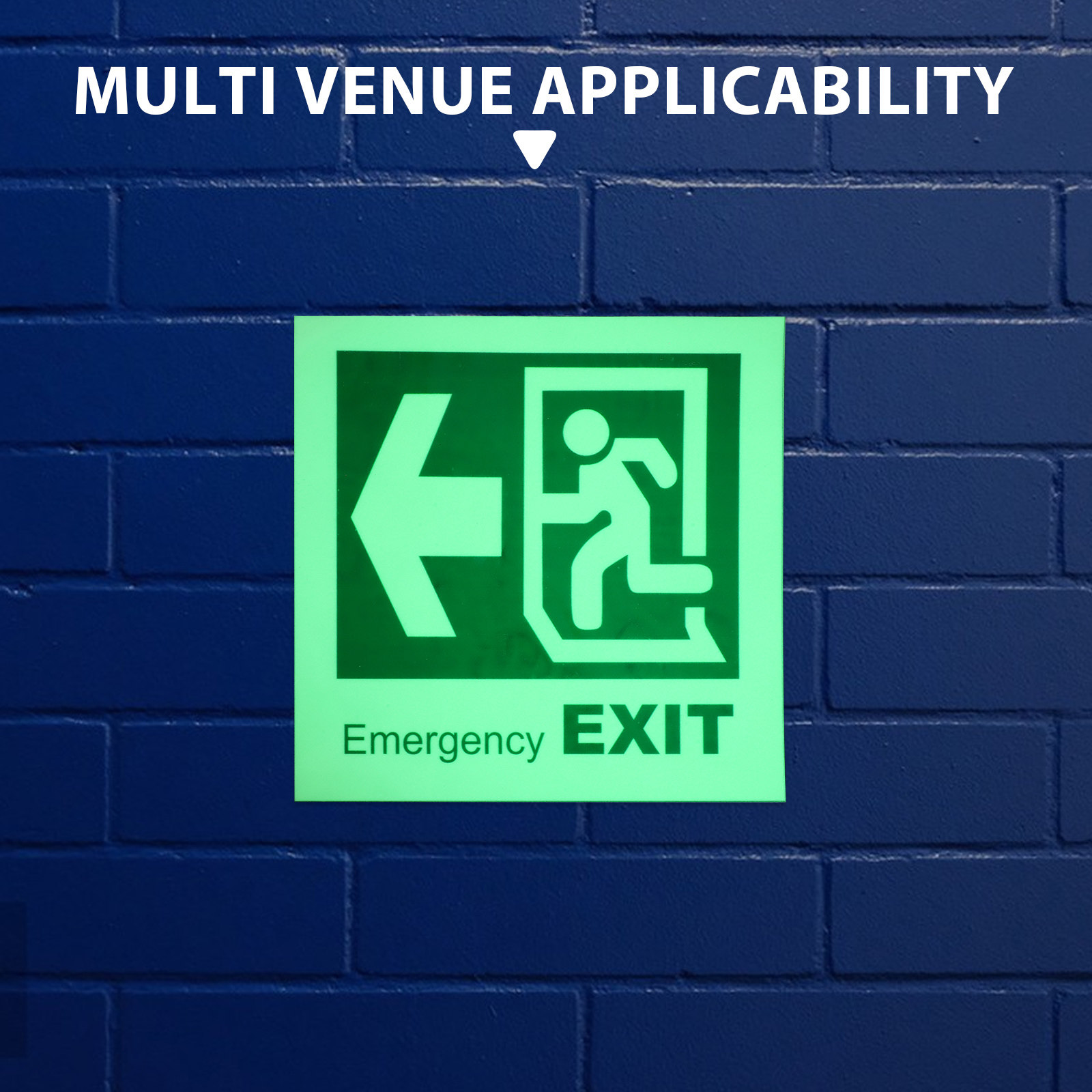 Stiker Lantai Bercahaya untuk  - Emergency Exit Sign ulasan dan harga