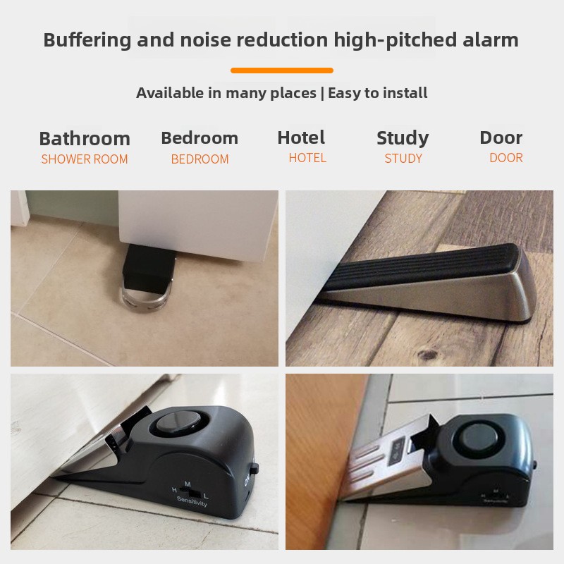 Penahan pintu rumah tangga wan - Door Stop Alarm ulasan dan harga