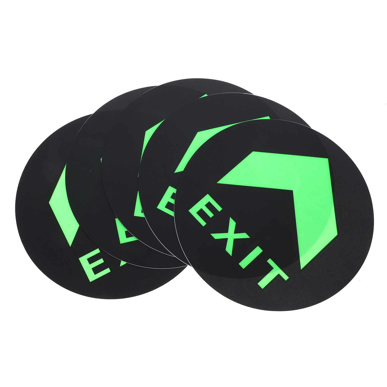 5Pcs Stiker Lantai Tanda Kelua - Emergency Exit Sign ulasan dan harga
