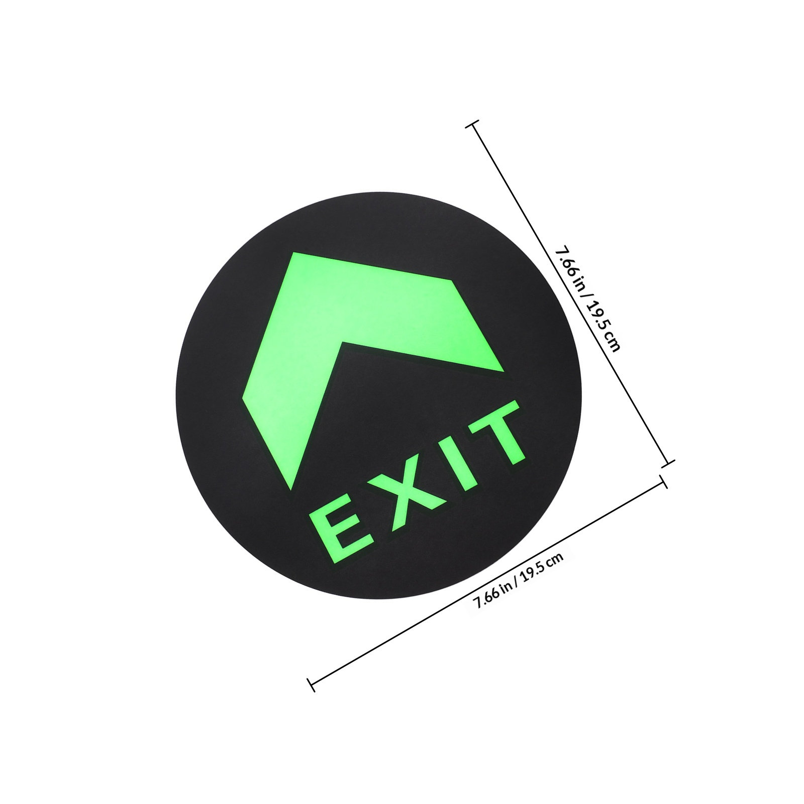 5Pcs Stiker Lantai Tanda Kelua - Emergency Exit Sign ulasan dan harga