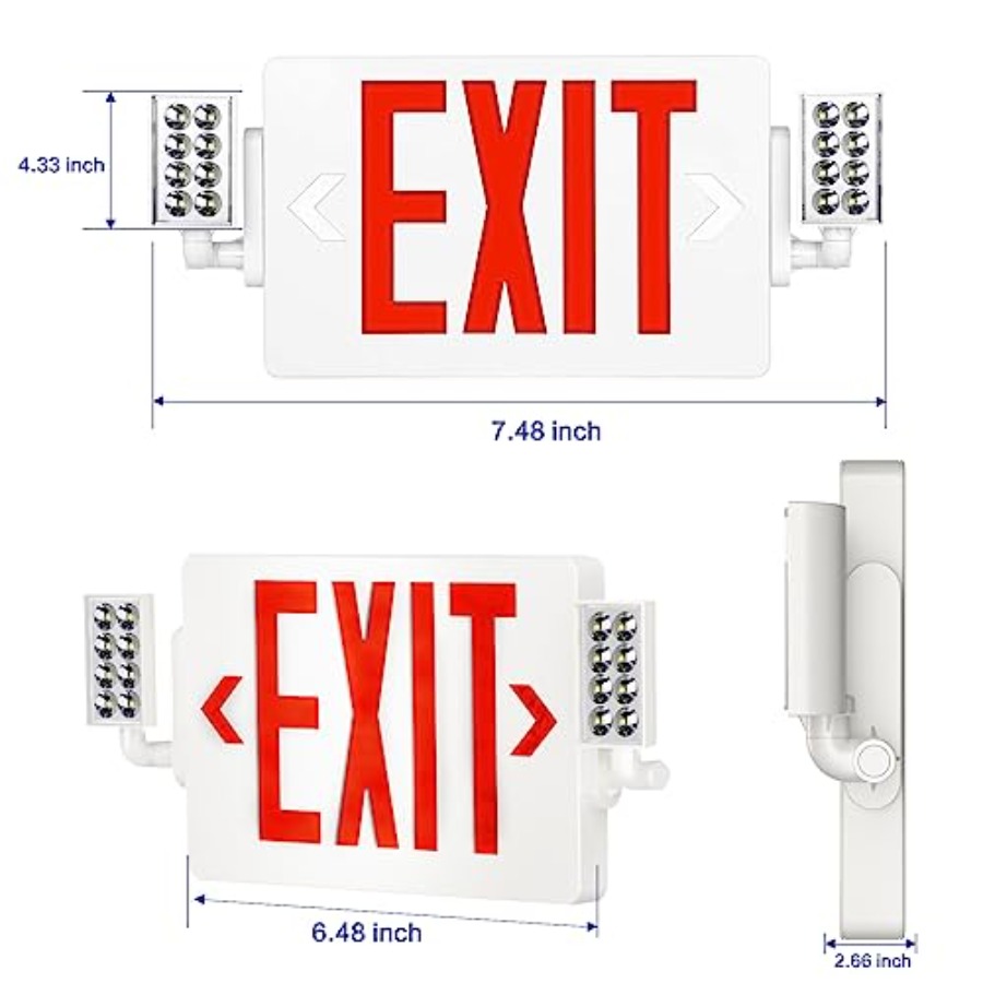 Spectsun 1 Paket Rambu Keluar  - Emergency Exit Sign ulasan dan harga