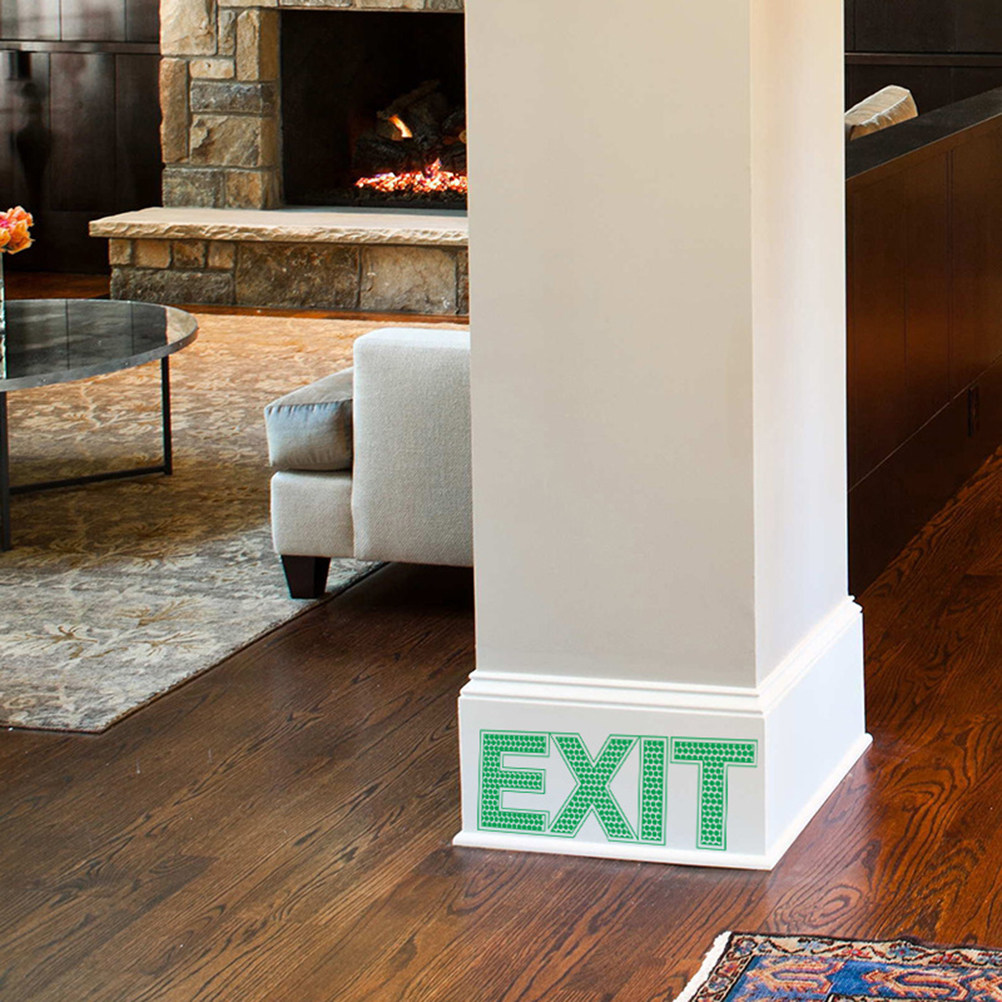 Stiker Dinding Pintu Darurat T - Emergency Exit Sign ulasan dan harga