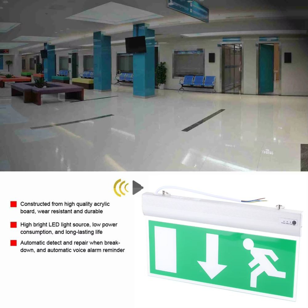 Lampu Tanda Darurat LED Komers - Emergency Exit Sign ulasan dan harga