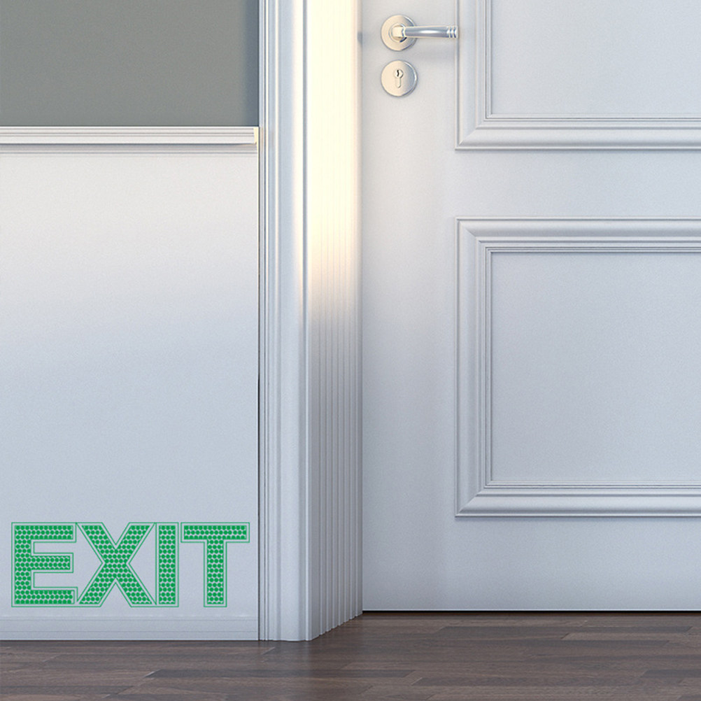 Stiker Dinding Penerang Jalan  - Emergency Exit Sign ulasan dan harga